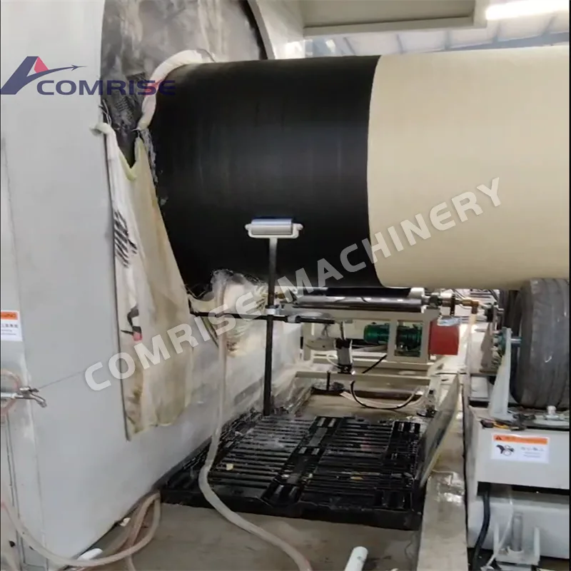 Productielijn voor isolatiepijpen met spuitcoating